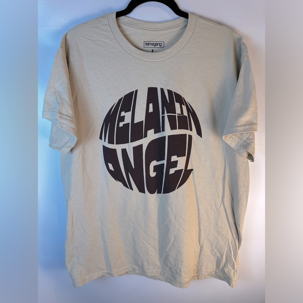 Melanin Angel T-shirt Size L Cotton